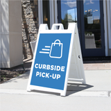 Curbside Pick-Up Signicade® - White